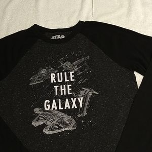 Boys extra large rule the galaxy Star wars shirt